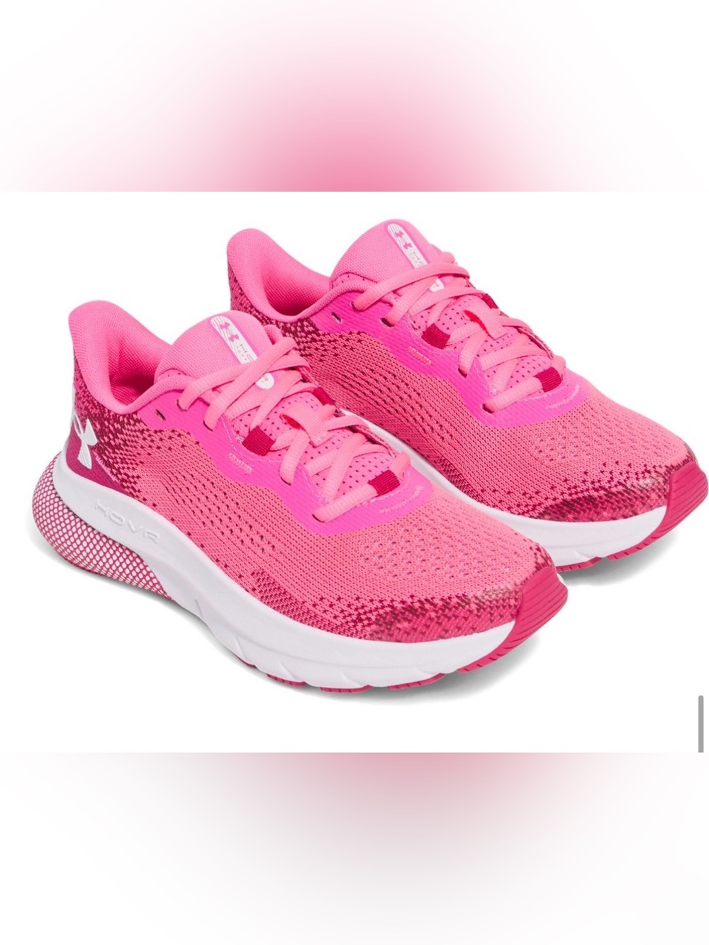 Under Armour HOVR™ Turbulence 2 Kids' Running Shoes In Pink Fuchsia Size: 6